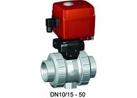 +GF+107型107 PVC-C電動(dòng)球閥