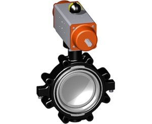 242型凸耳式蝶閥， 不帶手動手柄、GF蝶閥 氣動蝶閥